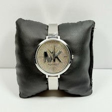 Michael Kors Brown Tortoise Silver MK Logo Dial Acrylic  display picture 1