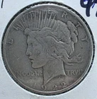 1922 Peace Silver Dollar $1 U.S. Coin
