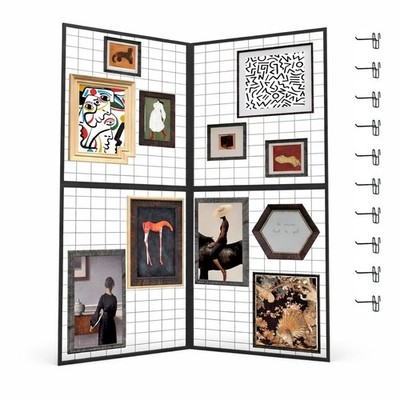 Display Grid Rack 2x5 ft Panel Detachable Stand Craft Art Gridwall Z Unit Tower