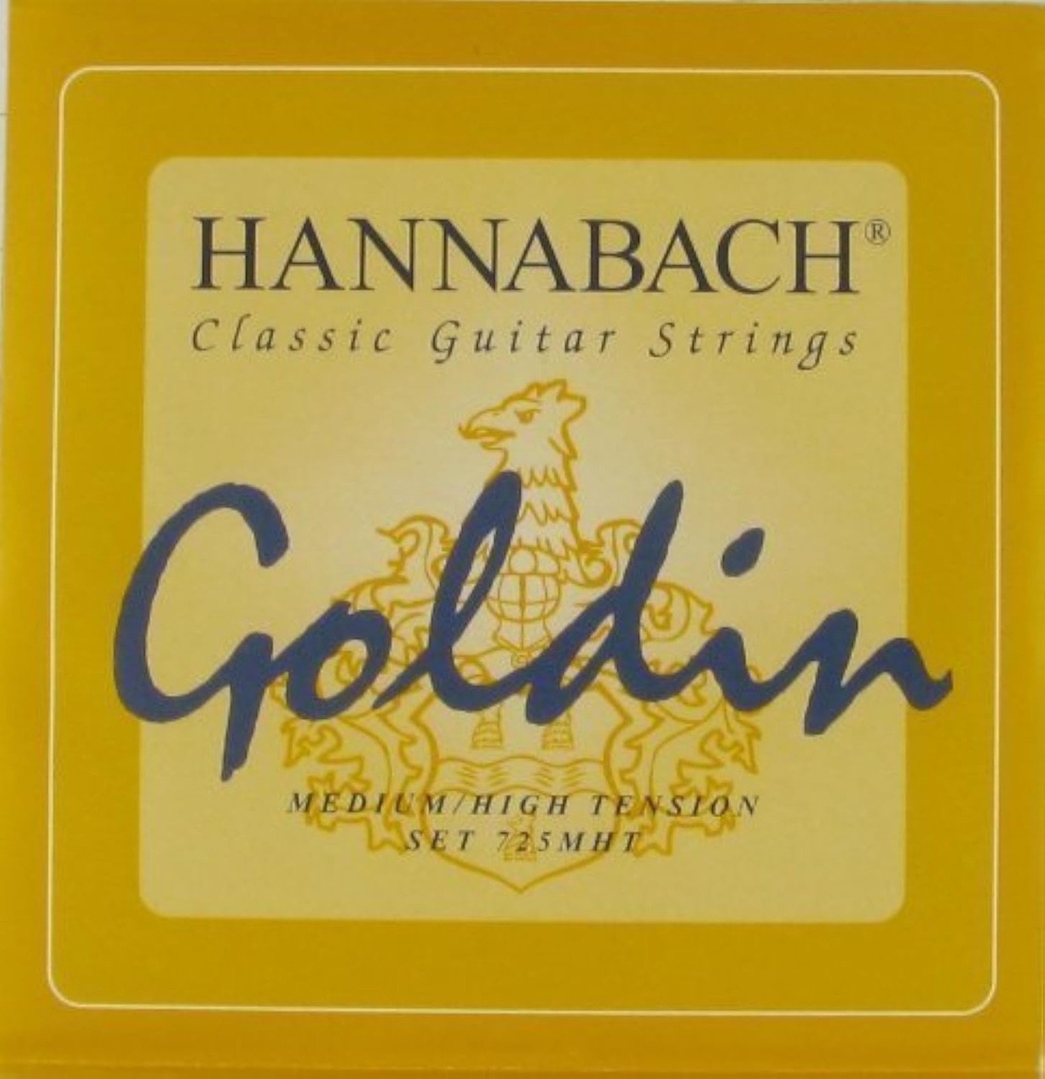 Hannabach Classical Guitar Goldin Medium / High Tension, 725