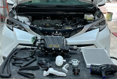For Toyota Sienna Hybrid VT Superchargers Kit A25A-FKS 2.5L Black