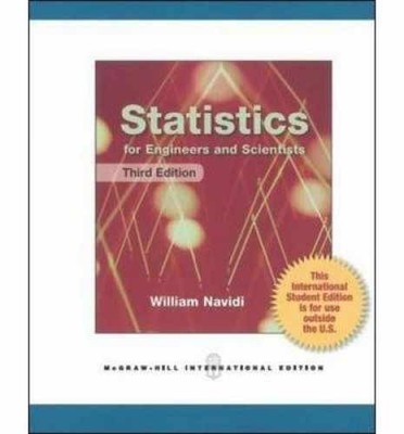Statistics for Engineers and - Paperback, by William C. Navidi - Acceptable