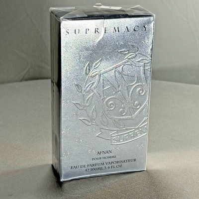 Afnan Supremacy Silver Pour Homme EDP 3.4 oz 100ml Men's Fragrance New in Box