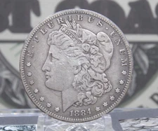 1884 "S" Morgan SILVER Dollar **SAN FRANCISCO** $1 #EC4 ECC&C, Inc.
