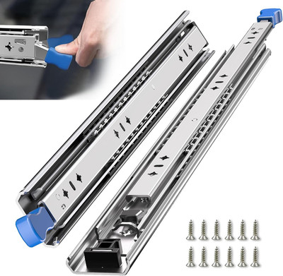 260 Lbs Heavy Duty Locking Drawer Slides 1 Pair 12 14 16 18 20 24 26 30 32 40 In