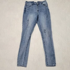 Eighty Two Ardene Jegging distressed blue jeans size 11