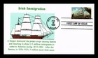 Dr Jim Stamps Irish Immigration First Day Cover PRY Cachet