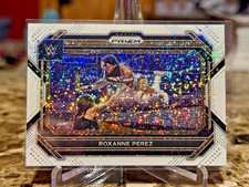 2023 Panini Prizm WWE Roxanne Perez White Sparkle SSP #39