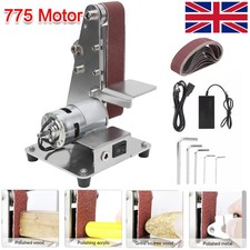 DIY Electric Mini Belt Sander Polishing Grinding Bench Machine 775 Motor e