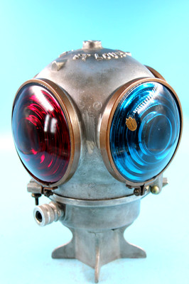 VINTAGE HANDLAN ALUGUSS #425 EISENBAHN WEICHE LAMPE LEUCHTE