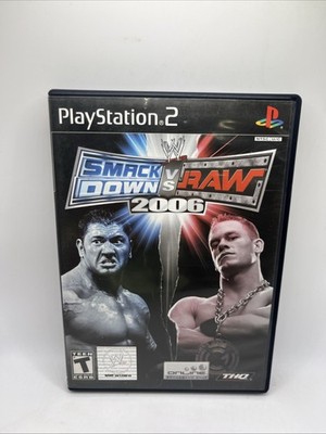 WWE SmackDown vs. Raw 2006 (Sony PlayStation 2 PS2, 2005) CIB Tested