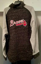 ATLANTA BRAVES TOMAHAWK LOGO FANATICS BRAND 2-TONE FULL-ZIP SZ 2XL JACKET NWT