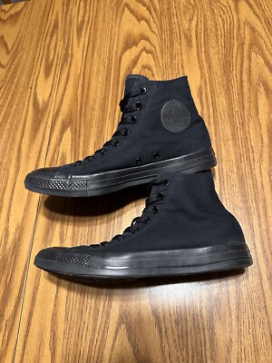 Converse Femme Toute Noir Sneakers Converse Noire Haute Homme