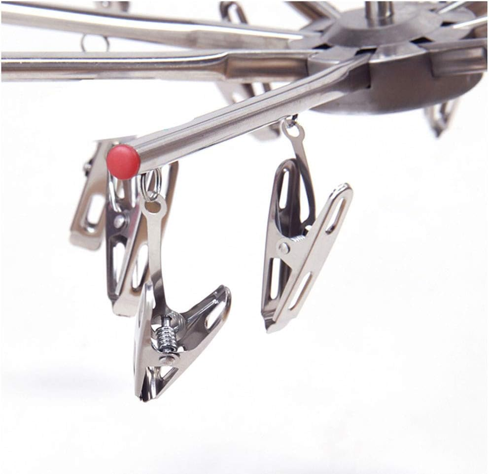KLINNA Wirbel Haken 10-tlg Edelstahl - 360° Drehbare Aufhänger Für Windspiele