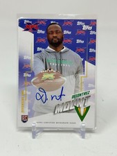 2020 Topps XFL Football Deiontrez Mount Auto Card #RU-DM