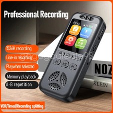 Digital Voice Recorder Mini MP3 Player Voice Activated Recording Music Playback