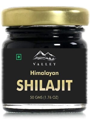 Valley Pure Himalayan Shilajit (50 GMS) Gold Grade for Power and Energy