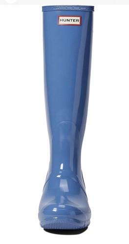 HUNTER Original Back Adjustable Gloss Rain Boots Sz 9 No Box - Picture 3 of 8