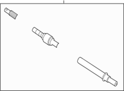 39100-3TA0A Nissan Shaft assy-front drive, rh 391003TA0A, New