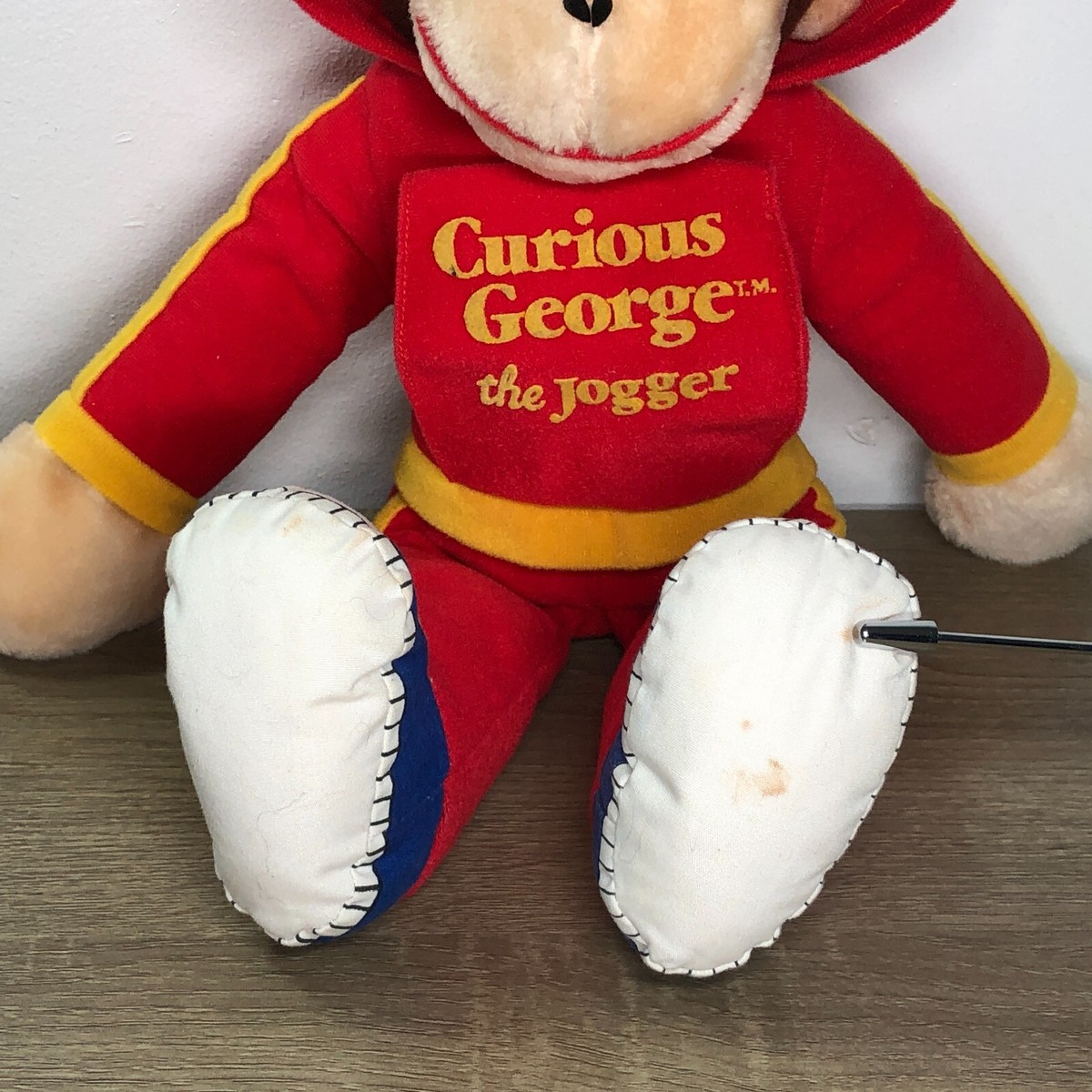 Curious George Plush Knickerbocker Teddy Bear Vintage