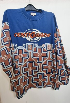 Centigrade Vintage Sweatpulli Longsleeve blau Größe M