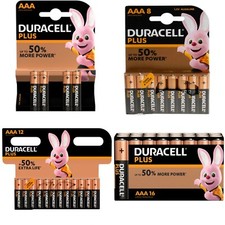 Duracell PLUS  AAA MN2400 LR03 Batteries 1.5V Alkaline
