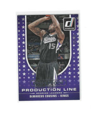 2014-15 Donruss Production Line Scoring Press Proof #9 DeMarcus Cousins - 21/25