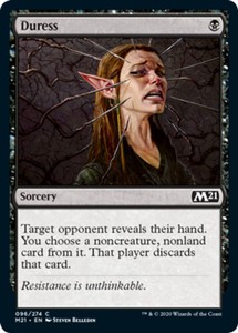 Duress x4 - Magic Core Set 2021 - NM-Mint, English - Magic Core Set 2021