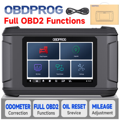 OBDPROG M500 Car Odometer Mileage Correction Adjustment OBD2 Scanner Reset Tool