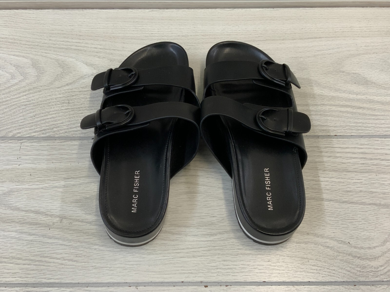 Marc Fisher Kristane Slide Sandal, Women's Size 10 M, Black MSRP $79  195607128209 | eBay
