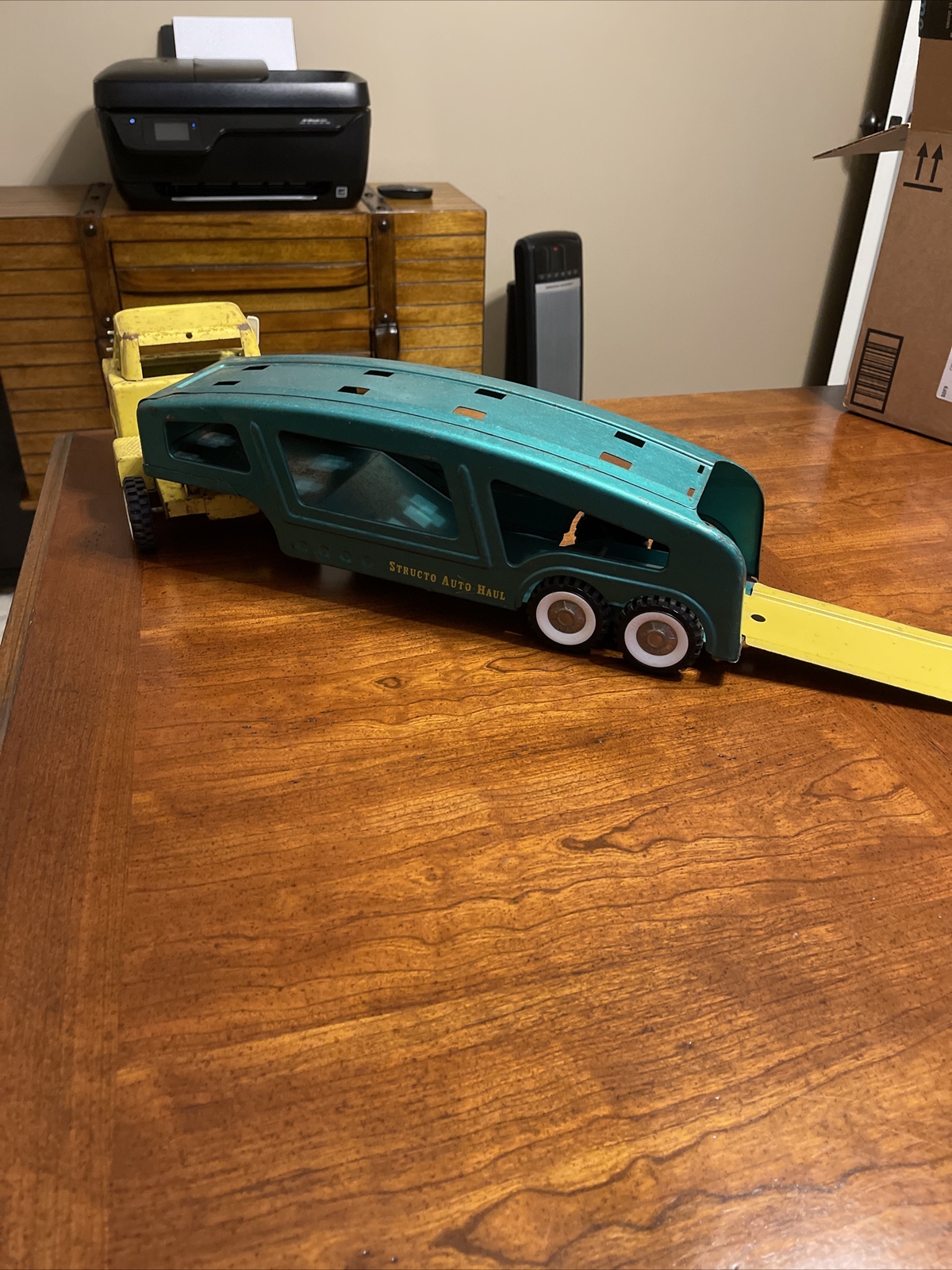 vintage metal toy truck hauler eBay