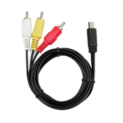 5ft AV A/V Audio Video TV Cable Cord For SONY Handycam HDR-CX150/v/e/l CX150 /r