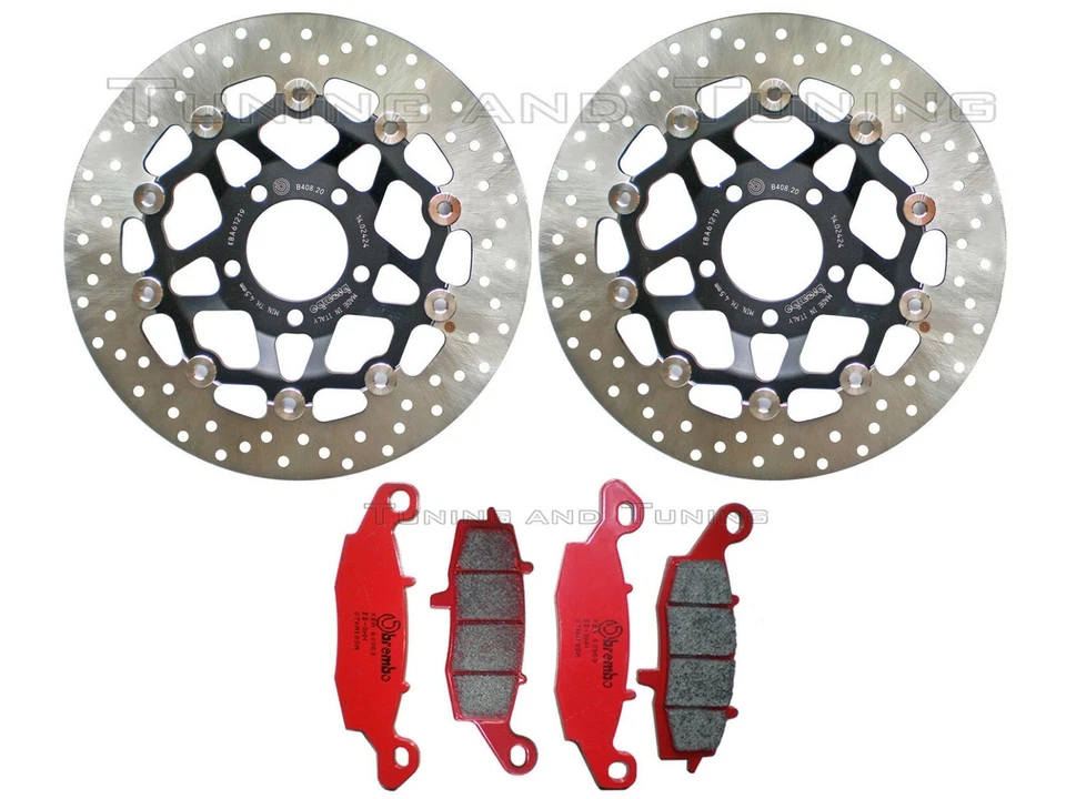 Disques frein avant BREMBO+Plaquettes SA POUR SUZUKI SV 650/S 1999>2002 - Photo 1/1
