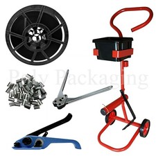 (Kit 6)PALLET STRAPPING for Banding Securing Boxes Cartons & Pallets ALL ITEMS