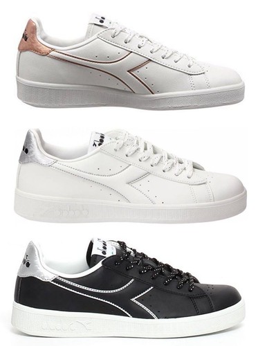 DIADORA GAME P WN Woman scarpe donna stan sportive smith sneakers pelle  bianco | eBay