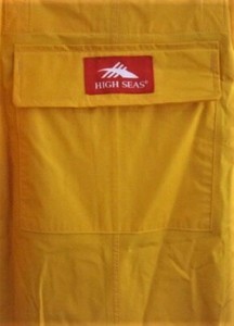 HIGH SEAS, FOUL WEATHER BIB PANTS AND HAT