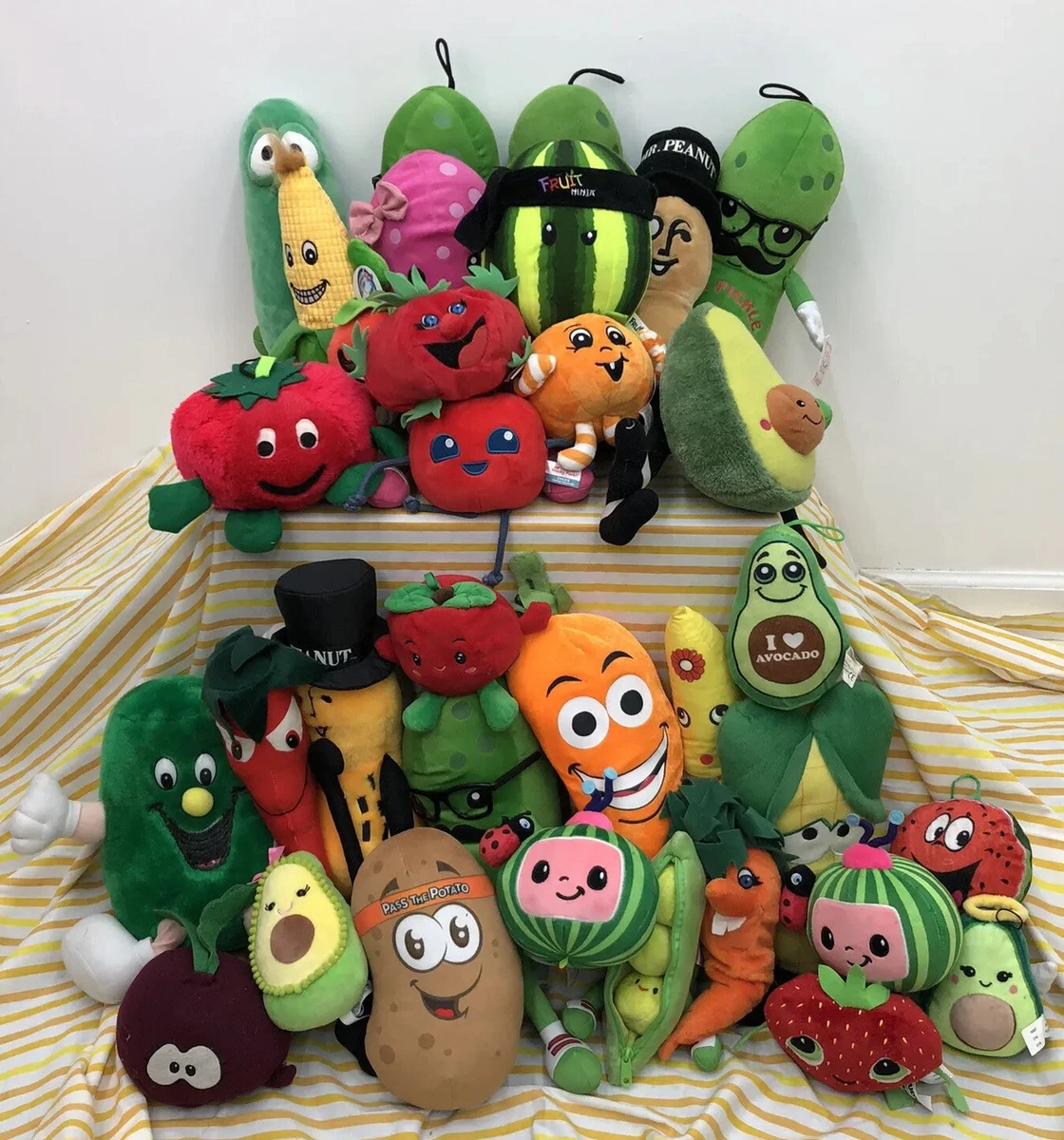 Veggie tales store plush toys
