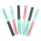 6-Pack 7-in-1 Nail File Buffer Set Manicure Pedicure Polishing Tools Kit Shiner