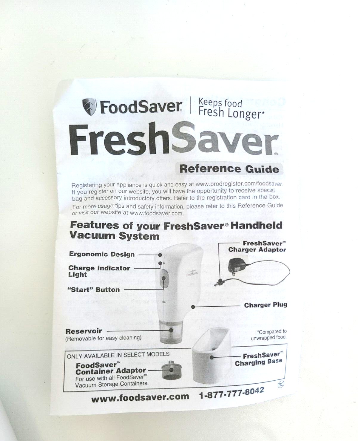FoodSaver FreshSaver Handheld Rechargeable Vacuum Sealer System