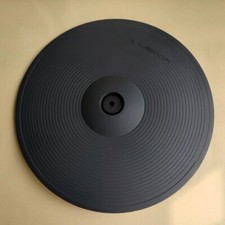 Lemon Drum Cymbal 15" 2 Zone Crash Cymbal with Choke Full-covered for Drum Kit