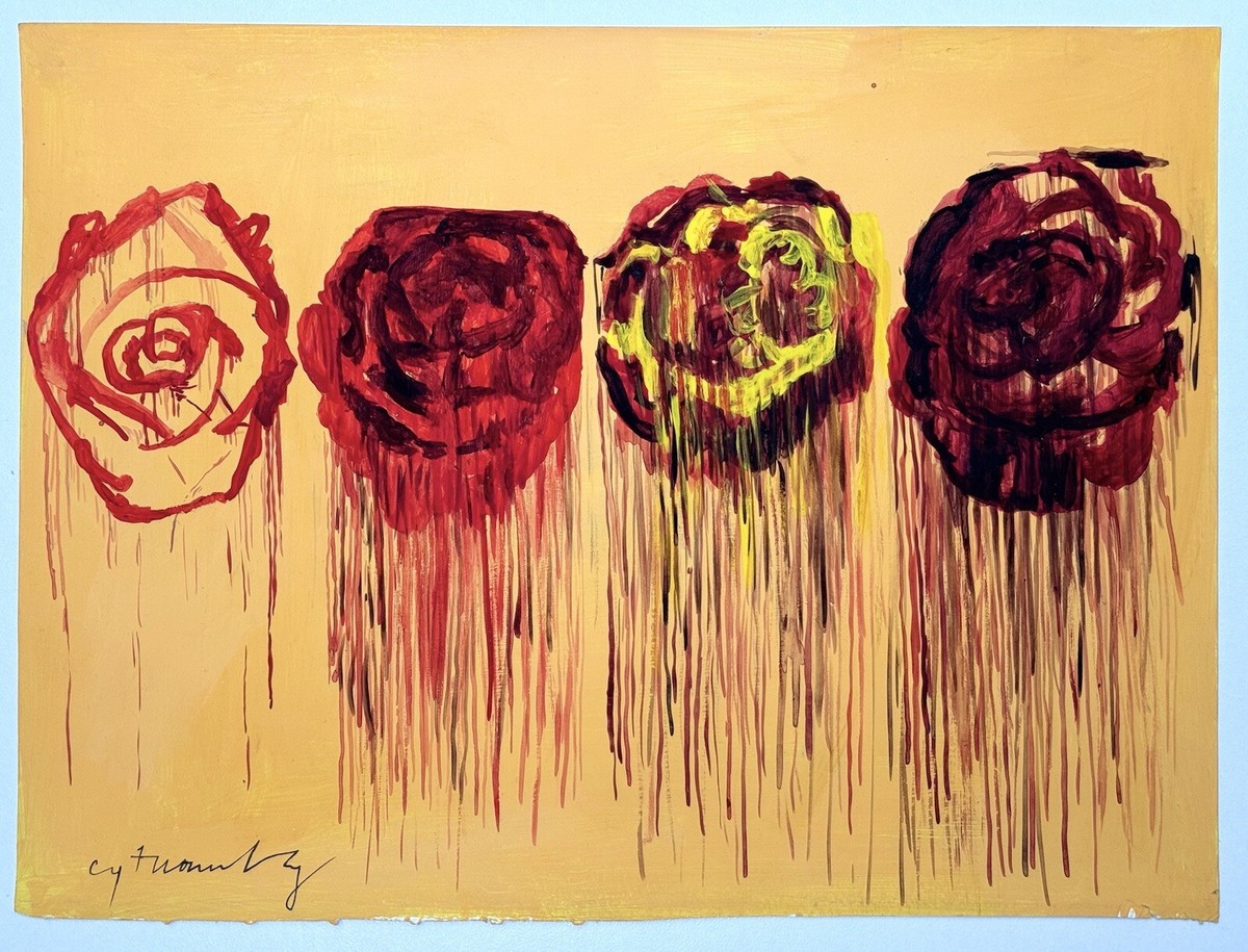 Cy Twombly (Handmade) Drawing On old Paper Signed & Stamped Cy Twombly (Handmade) Drawing On old Paper Signed & Stamped