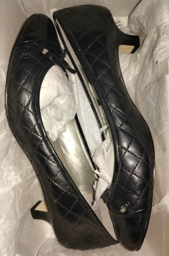 Low Heels Bow Womens Shoes Shoe Black 