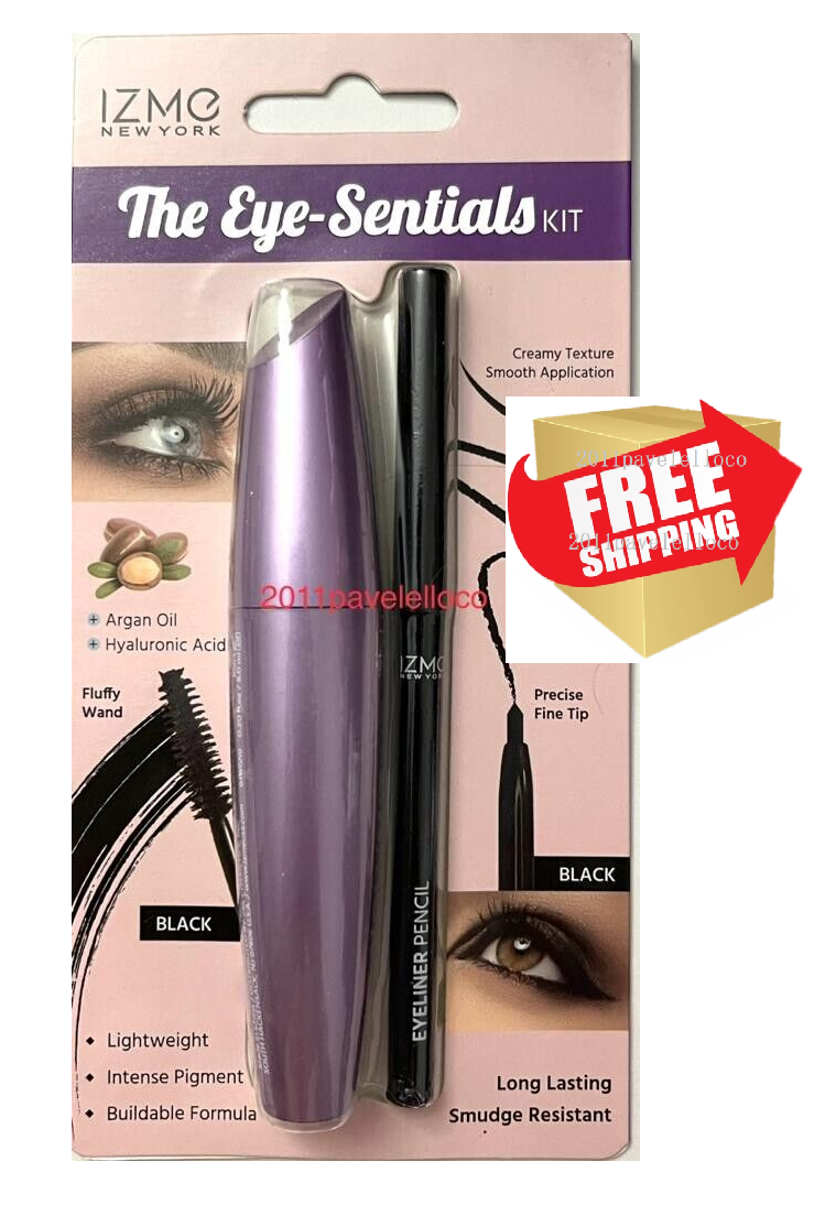 IZME NY The Eye - Sentials KIT ~ BLACK ~ Volumizing Mascara +