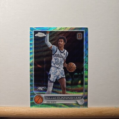 2022-23 Topps Chrome OTE Naasir Cunningham AQUA OTE Refractor 043 