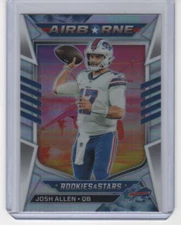 JOSH ALLEN 2022 Rookies and Stars AIRBORNE SILVER #1 Wyoming BUFFALO BILLS