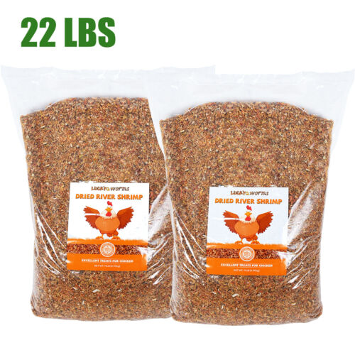 LOT Dried River Shrimp Natural High Protein for Chicken Turtles Reptiles Birds - Picture 19 of 21