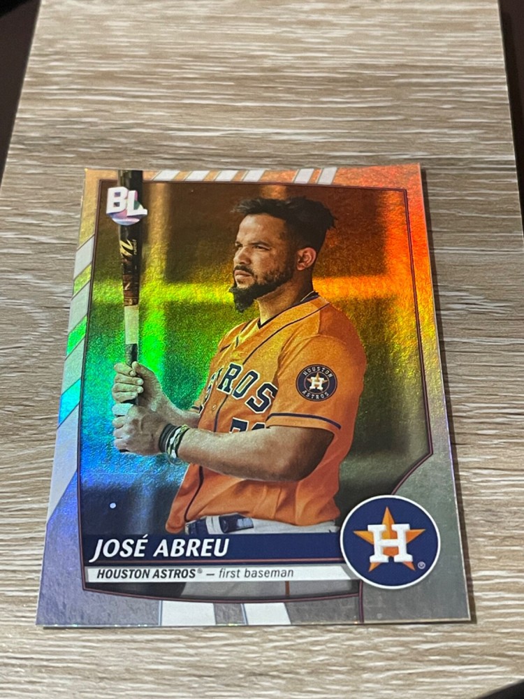 José Abreu 2023 Topps Big League - Uncommon Rainbow Foil #217 Houston Astros