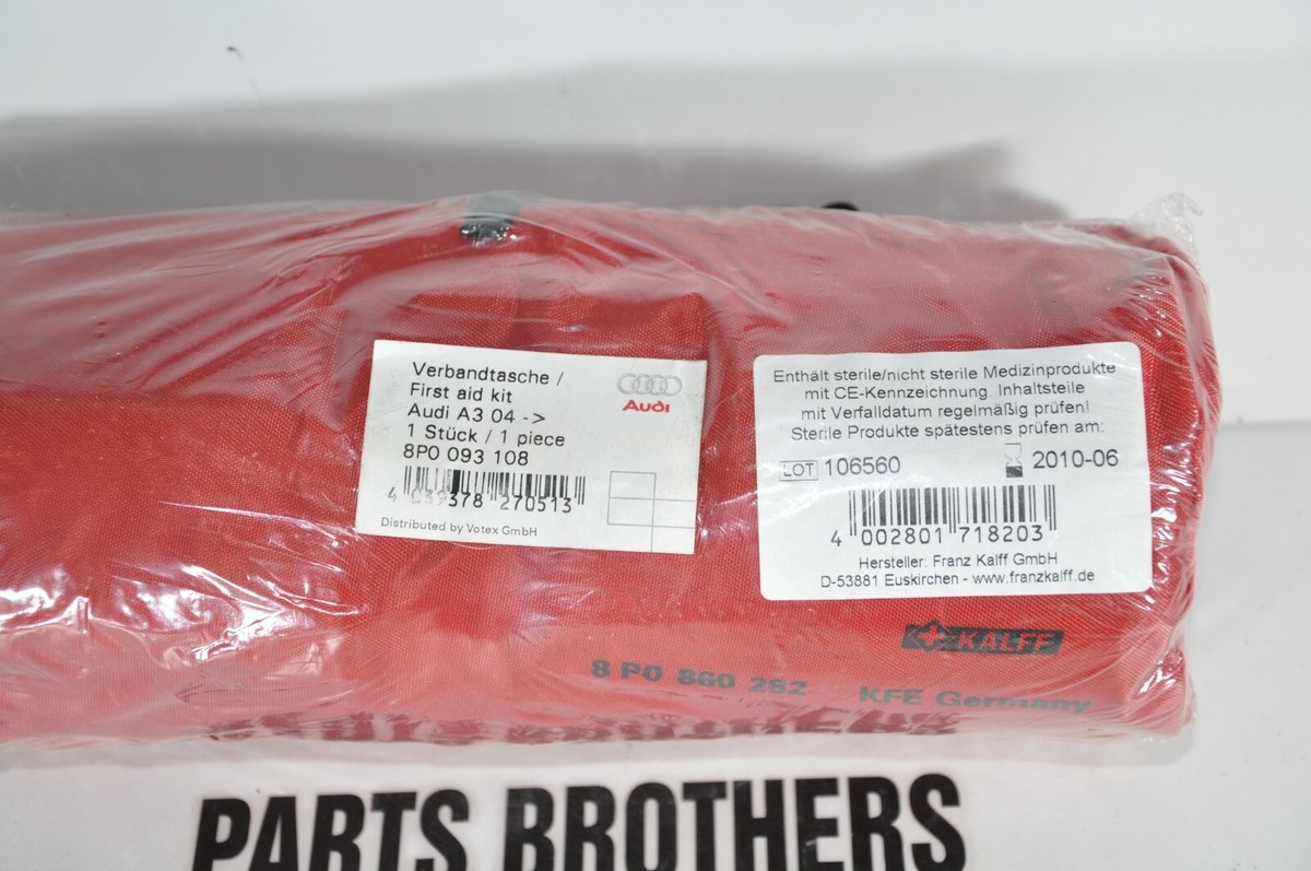 Audi First Aid Kit 8P0 860 282/8P0860282 | eBay