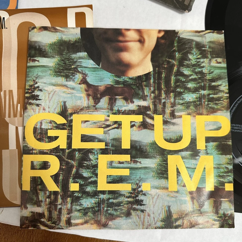 R.E.M. Box Set Singleactiongreen 7" X 4- 45's No Poster. With 3 Bonus Flexidiscs - Image 3 of 4