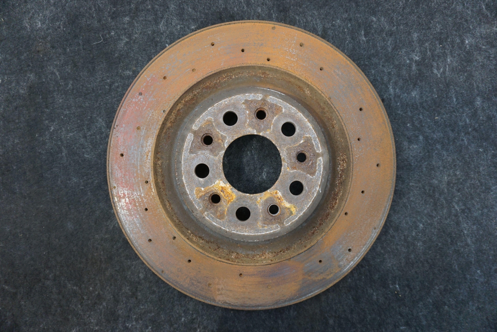 Set 2 Rear Left Right Brake Disk Rotor 670035019 Maserati Quattroporte S 14-17+